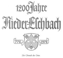 Chronik 1200 Jahre Nieder-Eschbach